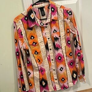 wrangler women’s pearl snap